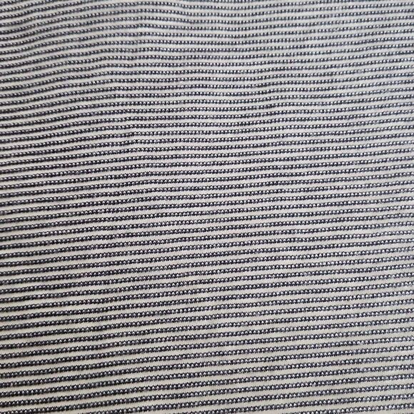 Topshop Striped Pencil Midi Skirt 4 Navy Blue/Gray - Picture 10 of 16